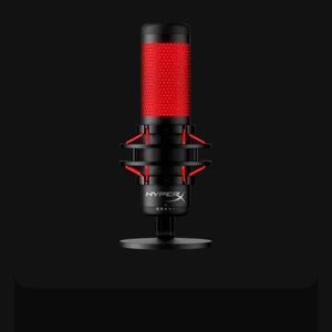 Streaming or gaming microphone HyperX HP QuadCast Rouge